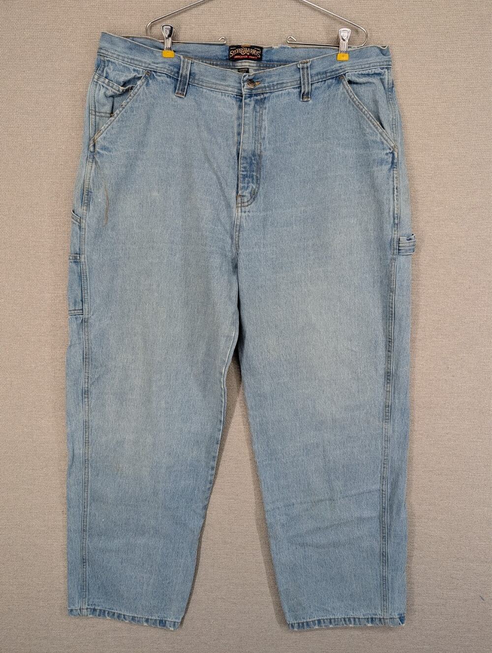 Steve & Barry's Carpenter Jeans Size 42x32 Blue -1025F129